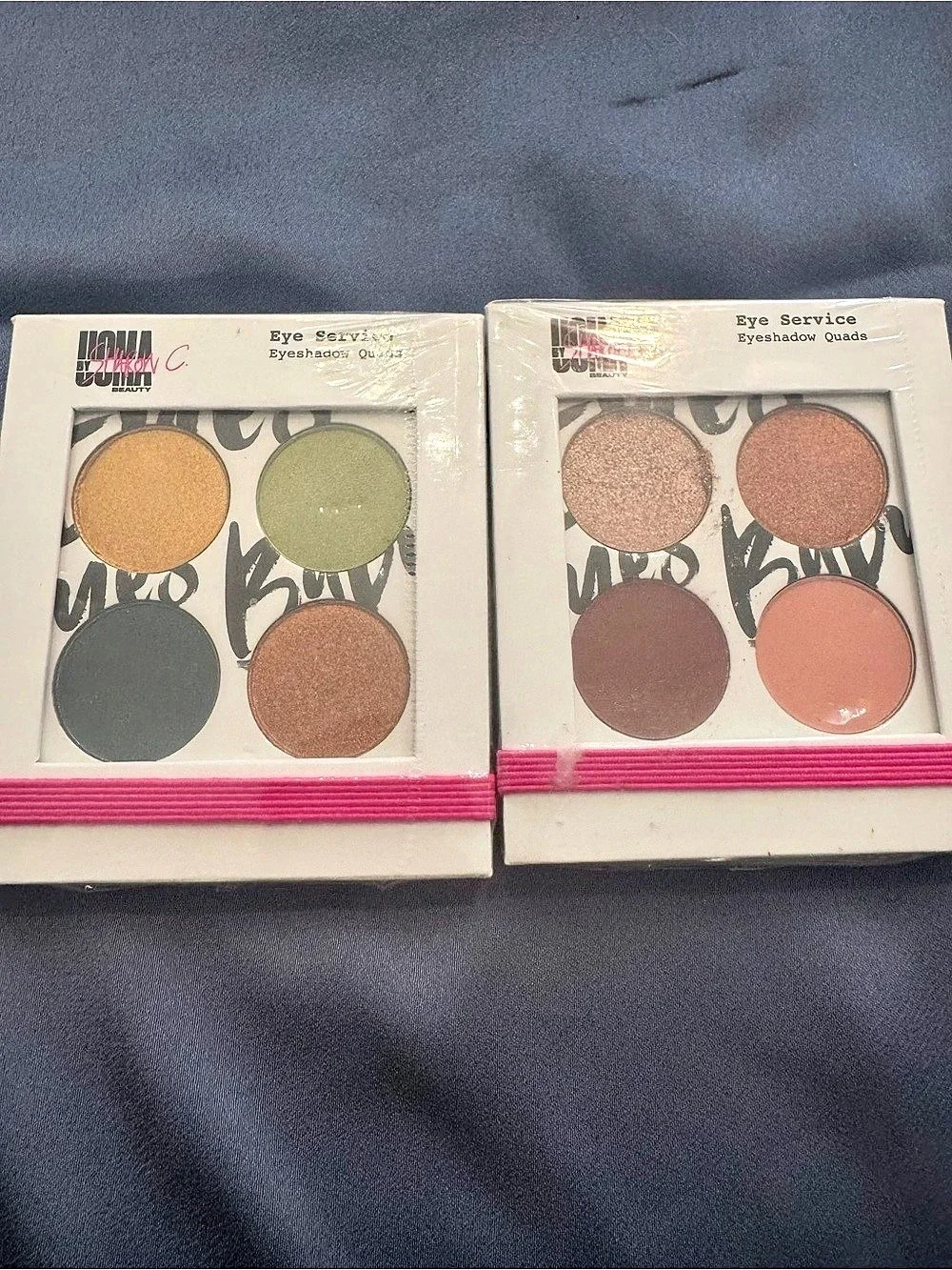 UOMA Beauty Sharon C Eyes Baby! Eyeshadow Palette Quad Set Multicolor NWT
